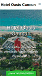 Mobile Screenshot of hoteloasiscancun.net